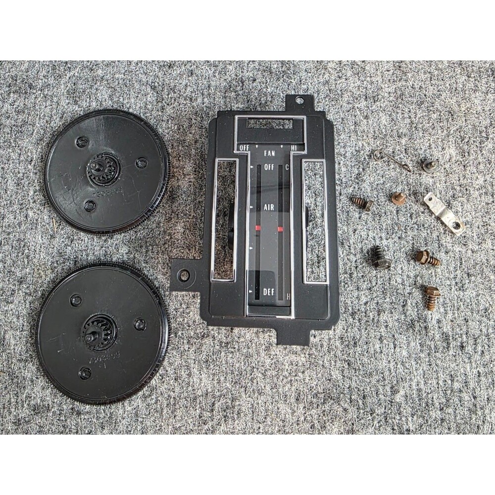 1960s GM HVAC Climate Control Assembly Face Plate C3 Corvette 60s 70s Replace